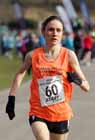 Rosie Smith (Durham City) first leg of the Royal Signals Road Relay, Hetton Lyons Park.